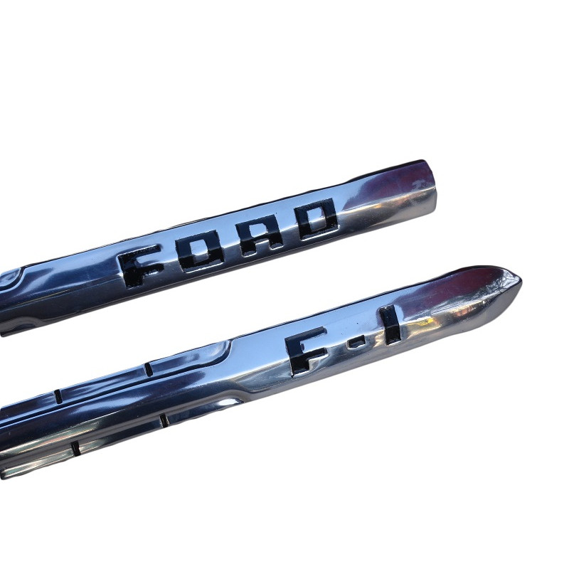 Friso Flecha Lateral Capô F-1 1951 e 1952 Alumínio Fundido Par