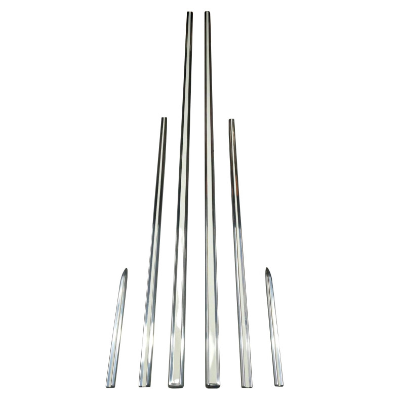 Friso Lateral Chevrolet Impala 1963 Coupe 2 Portas Novo Reprodução - Jogo