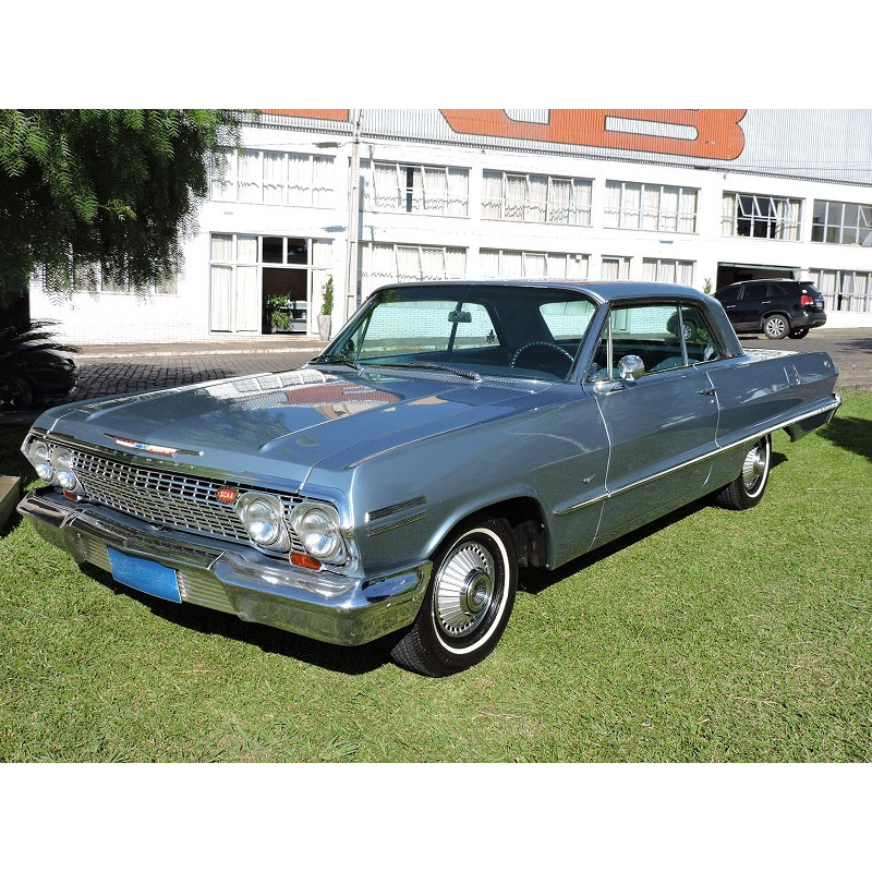 Friso Lateral Chevrolet Impala 1963 Coupe 2 Portas Novo Reprodução - Jogo