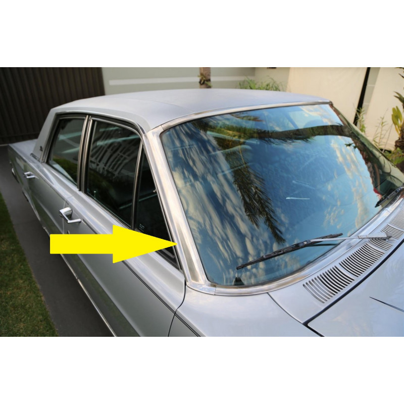 Friso Lateral do Parabrisa Galaxie LTD Landau Original Usado Par