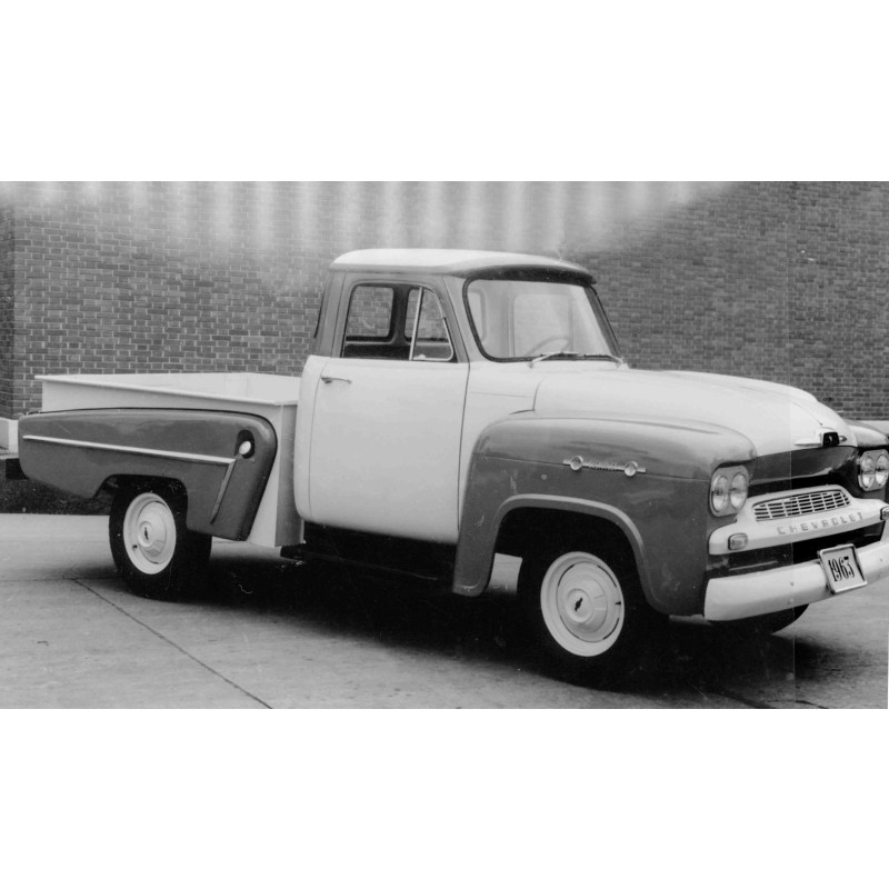 Friso Lateral Paralama Caçamba Chevrolet Brasil 3100 Inox - Par