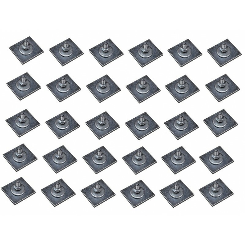 Friso Lateral e Tampa Traseira Rural 1960 a 1977 com Grampo de Fixação - Jogo