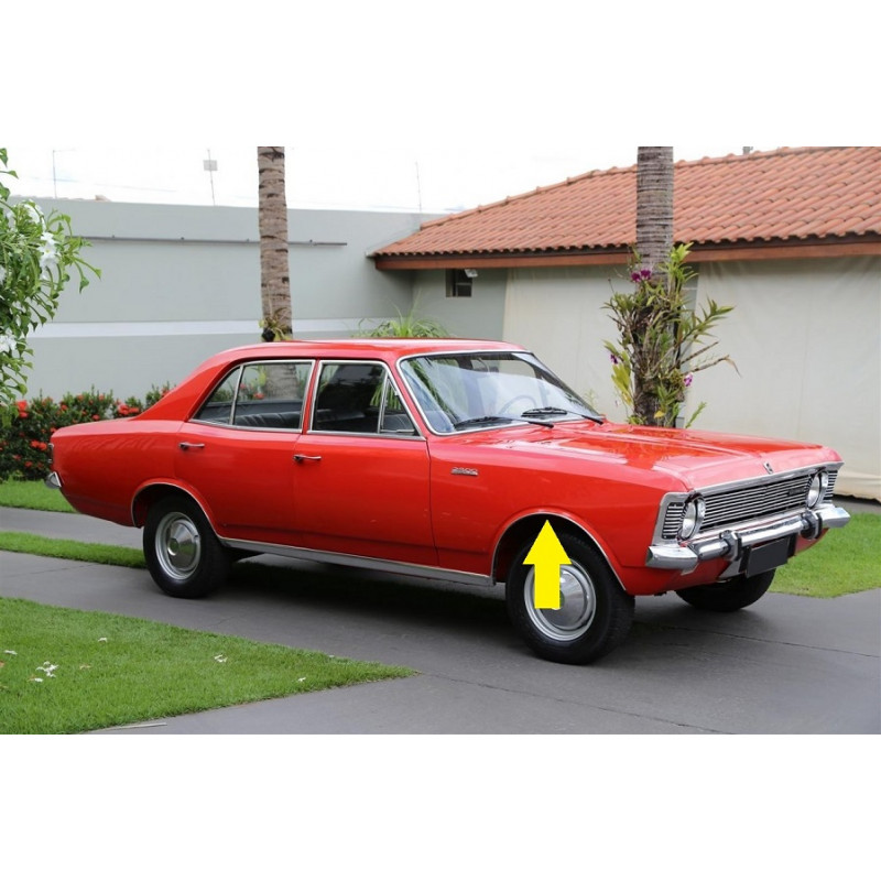 Friso Paralama Dianteiro Direito Opala e Caravan até 1979 Original GM