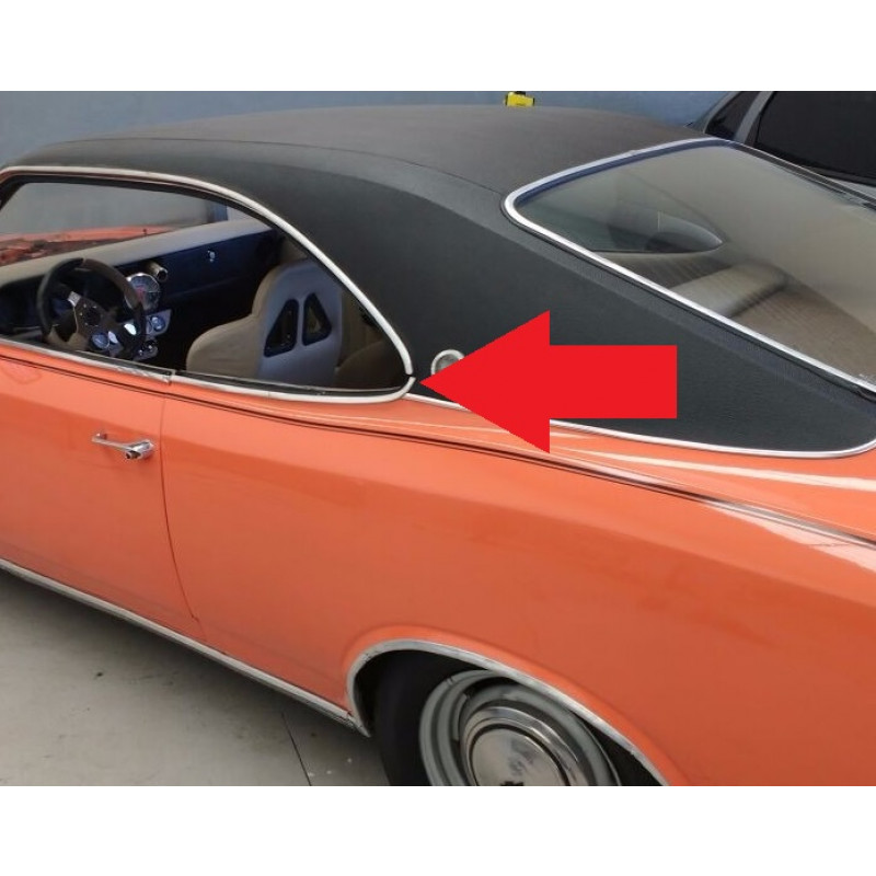 Friso Pestana Traseiro Esquerdo Opala 2 Portas 1972 à 1988 Novo