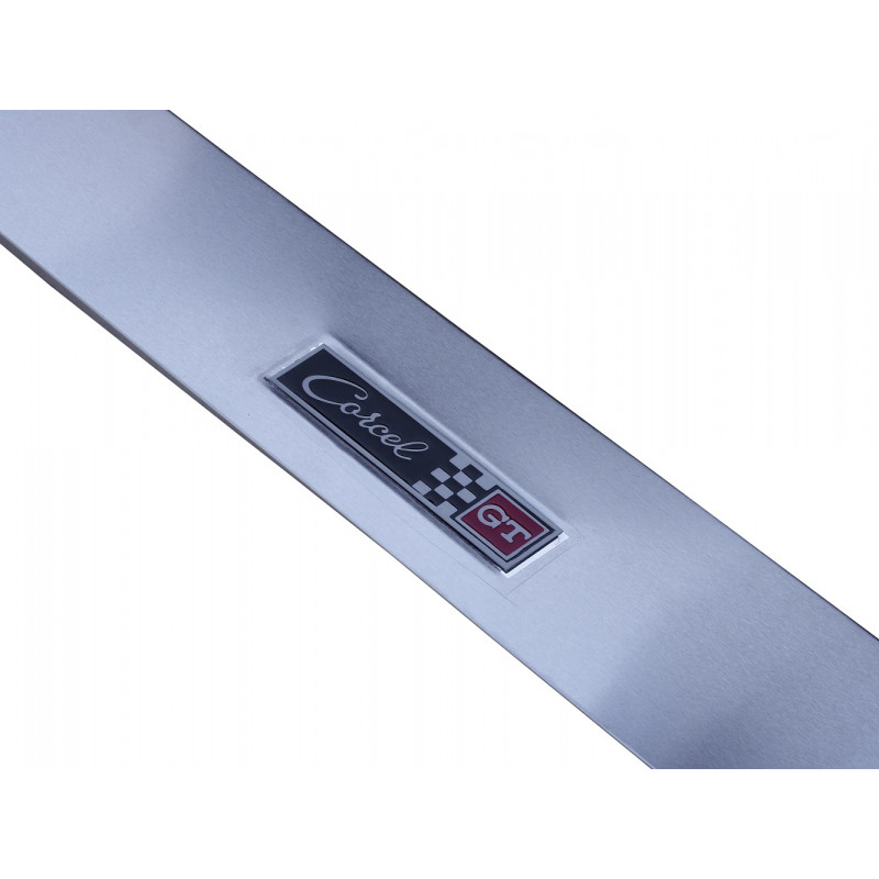 Soleira Friso da Porta Corcel I GT 1969 a 1977 Alumínio - Par