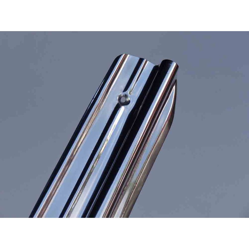 Friso Soleira Porta Traseira Opala 4 Portas Original GM Novo - Par