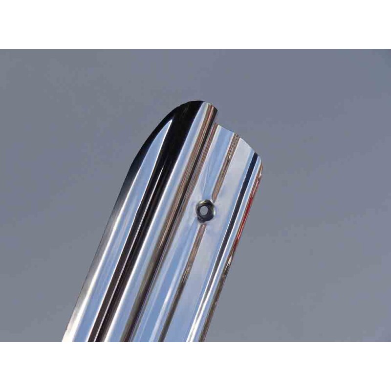 Friso Soleira Porta Traseira Opala 4 Portas Original GM Novo - Par