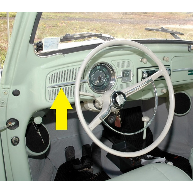 Friso Tela Alto Falante Painel Fusca até 1970 Original Usado