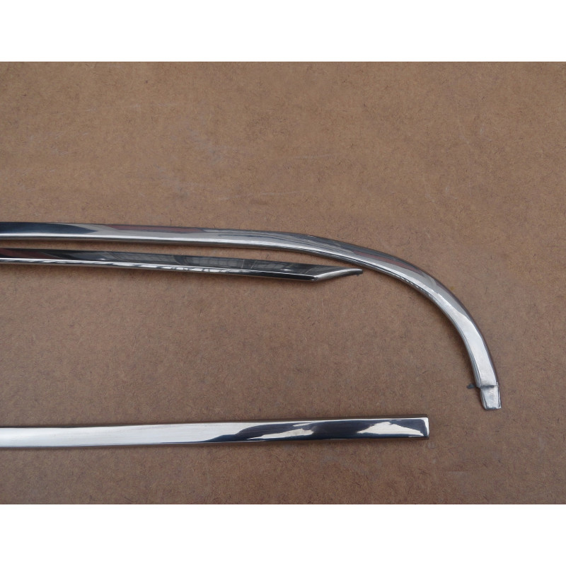 Friso Teto Vinil Opala 2 Portas 1975 à 1992 em Inox - Jogo