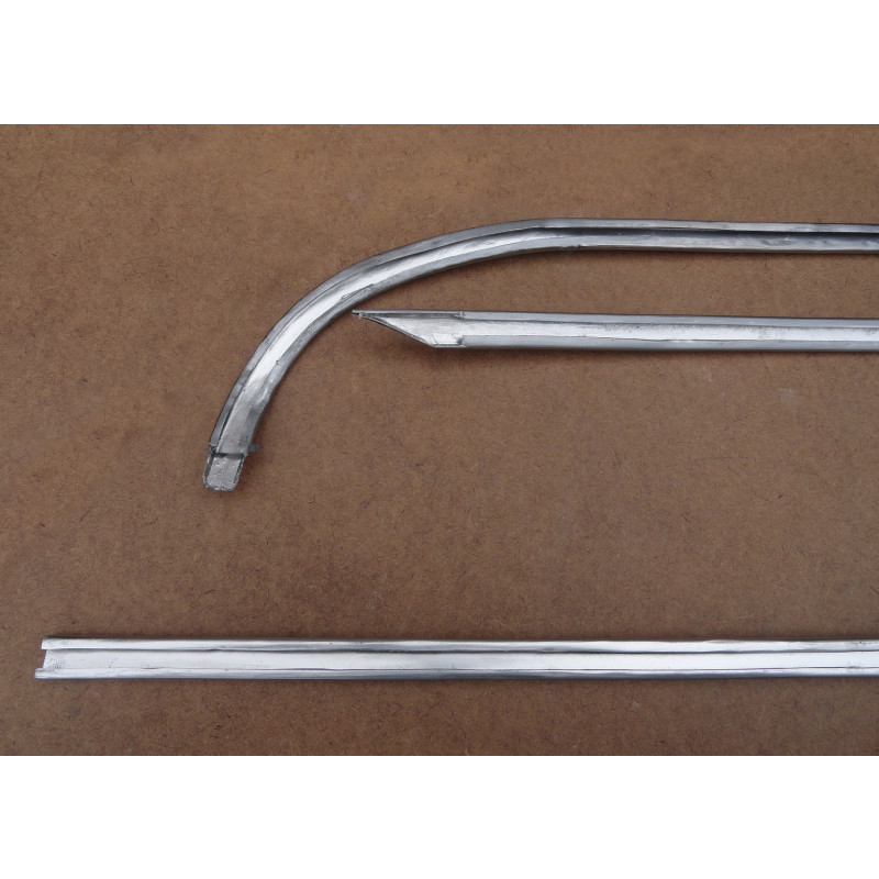 Friso Teto Vinil Opala 2 Portas 1975 à 1992 em Inox - Jogo