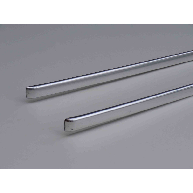 Friso Lateral Universal Carro Antigo Hot Adaptação 150cm x 2,5cm - Par