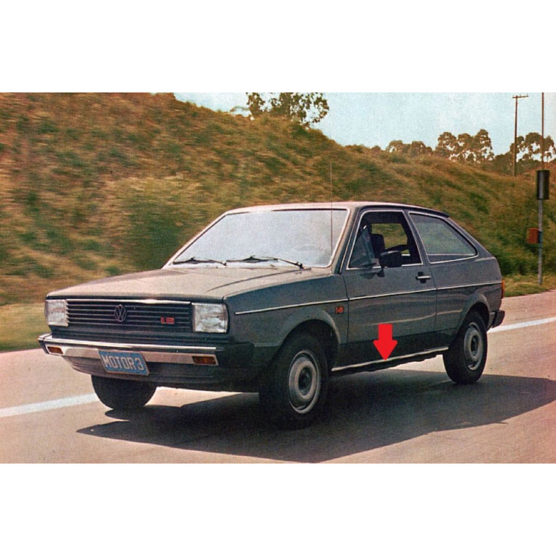 Frisos Caixa de Ar Gol Saveiro Voyage  e Parati  Preto