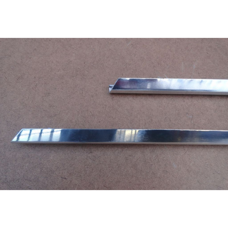 Frisos Calha do Teto Caravan 75 à 84 em Alumínio Polido - Par