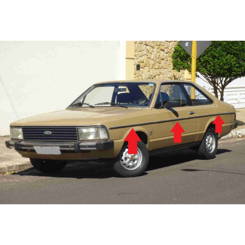 Frisos Laterais Modelo de Colar Corcel II Belina II - Jogo