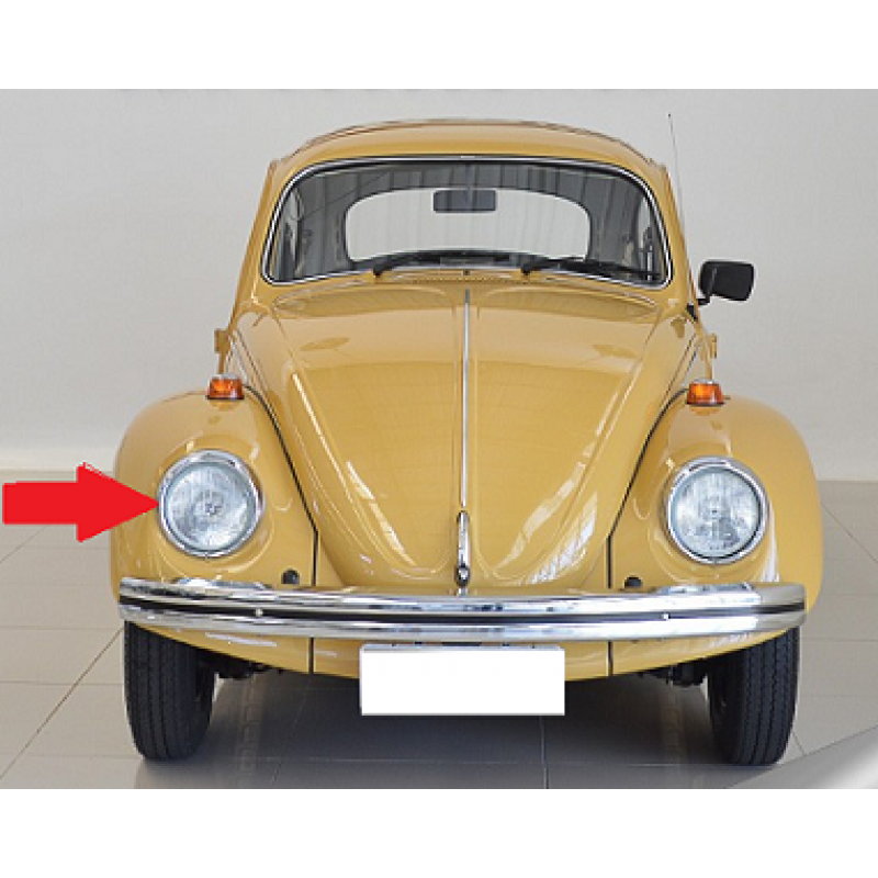 Farol Dianteiro Original Cibié Usado Fusca Kombi 76 em Diante