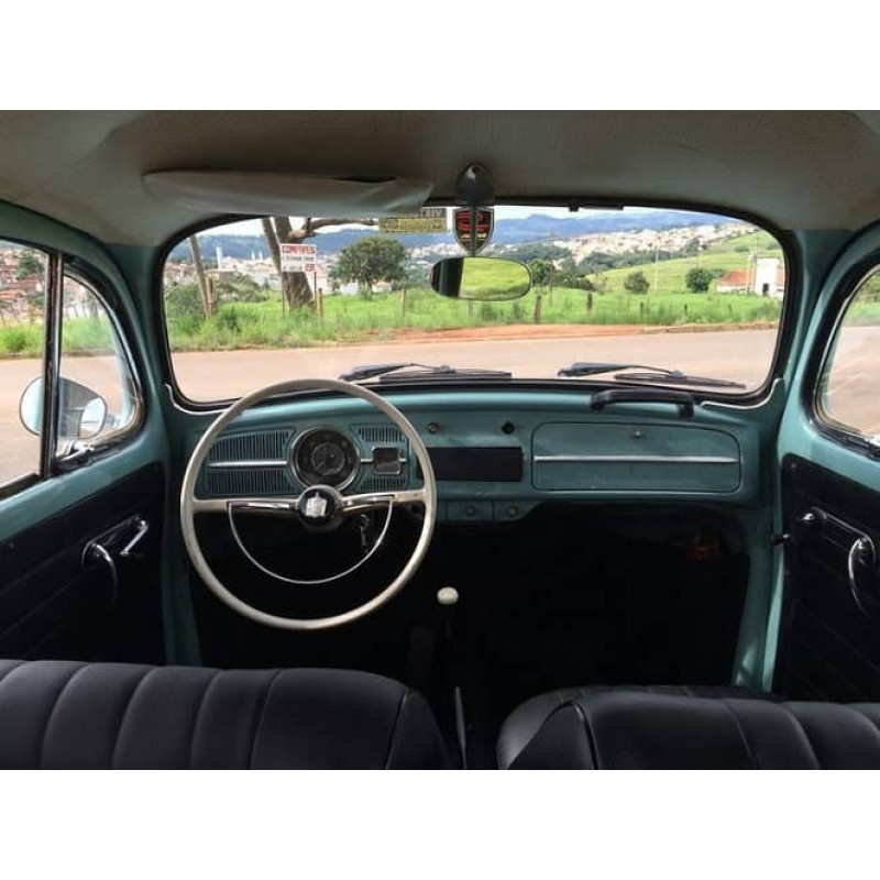 Volante Cálice Fusca Até 73 Estria Grossa Restaurado Marfim