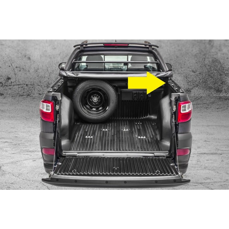 Ganchos Lateral Caçamba Fiat Toro e Strada 1997 a 2017 - Jogo