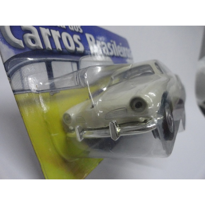 Miniatura Volkswagen Karmann Ghia História dos Carros Brasileiros Lacrado