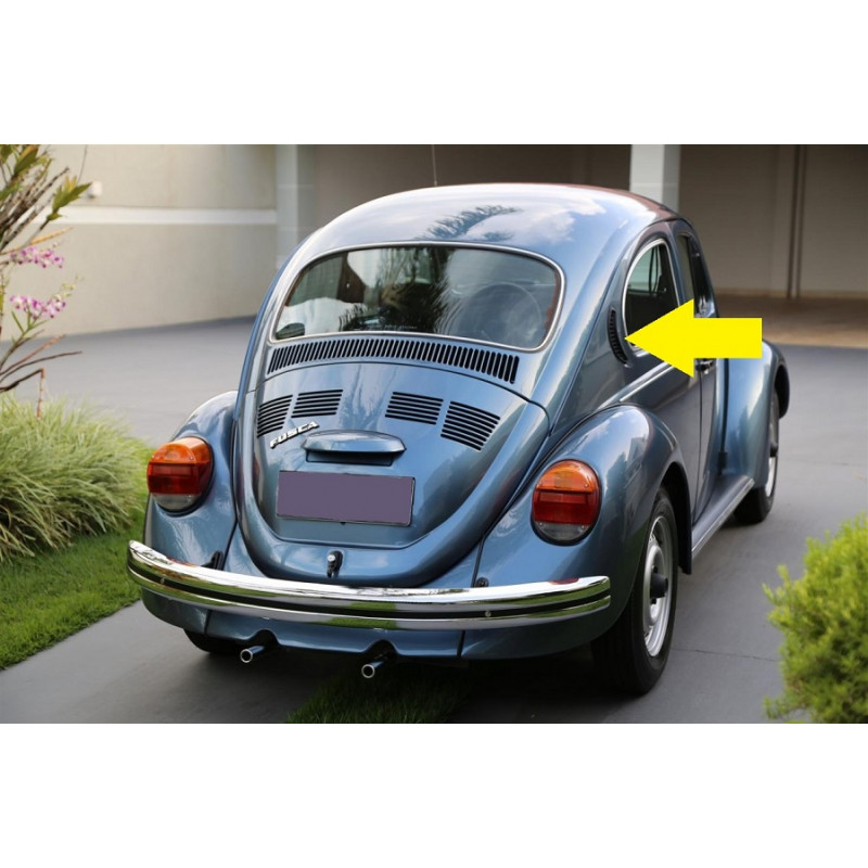 Grade Ar Lateral Meia Lua Sorriso Direito Fusca 1974 em Diante Original Novo