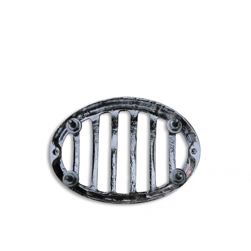 Grade Buzina Fusca até 1970 Com Aba Pestana Metal Cromado Unitário