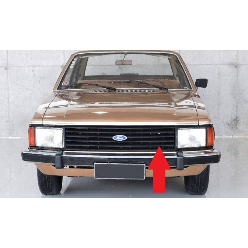 Grade Corcel II Belina II 78 à 84 c/ Emblema Ford Preta Nova 