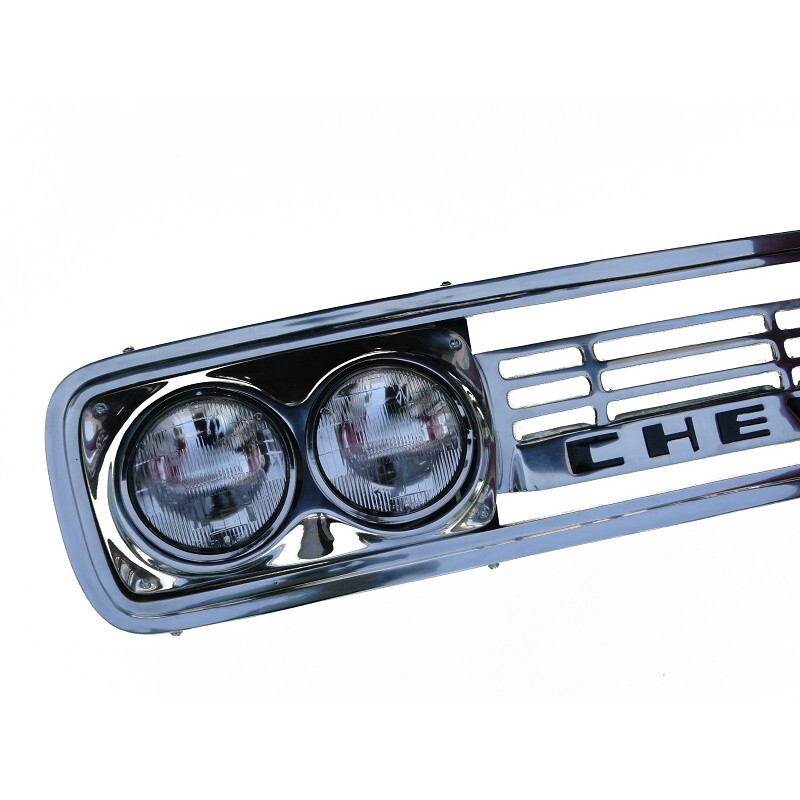 Grade Dianteira Chevrolet C-14 C-15 C-64 C-65 1964 a 1966 4 Faróis Nova