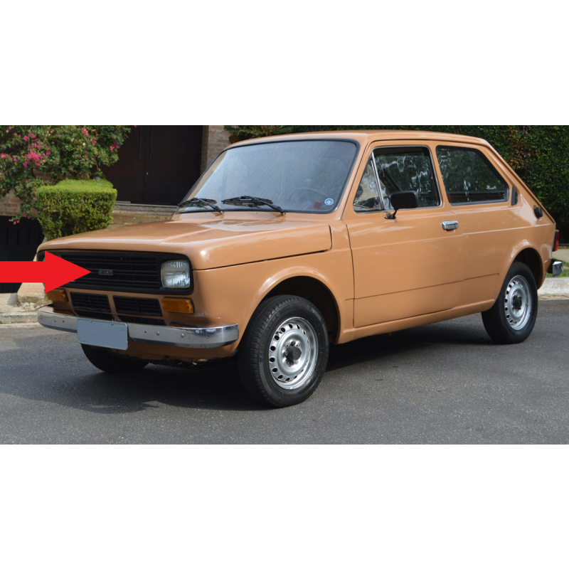 Grade Dianteira Fiat 147 até 80 c/ Detalhe Original Usada