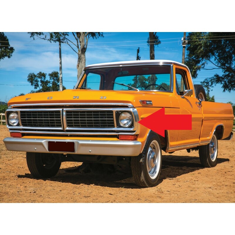 Grade Dianteira 72 à 85 F-100 F-1000 F-4000 Original Restaurada