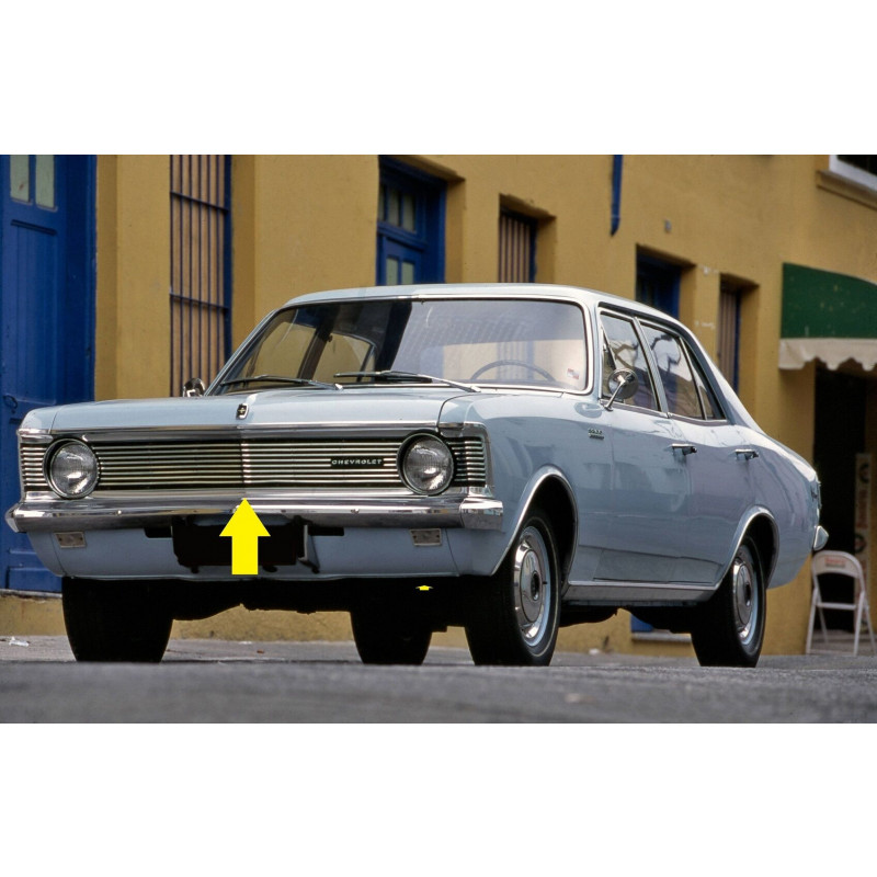 Grampo Fixação do Friso Inferior da Grade Opala 1969 a 1970 - Jogo com 05