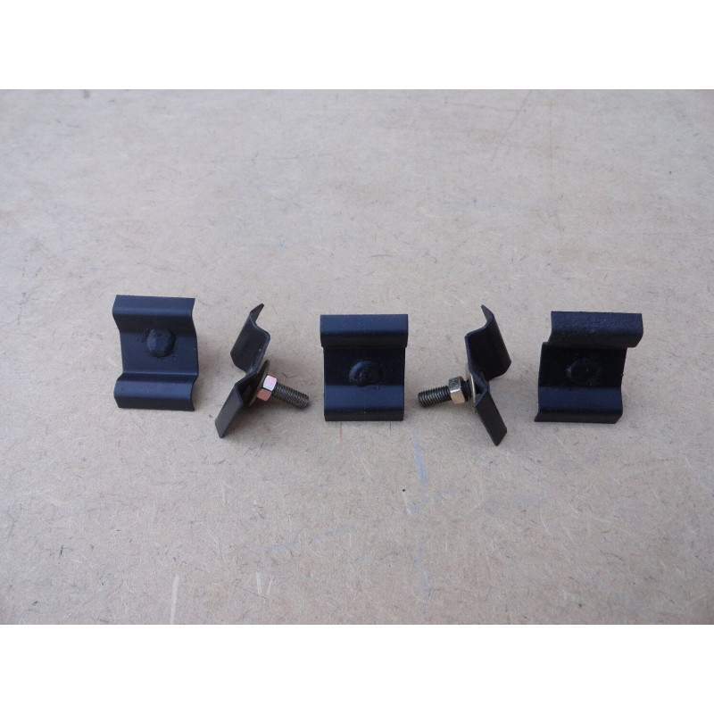 Grampo Fixação do Friso Inferior da Grade Opala 1969 a 1970 - Jogo com 05