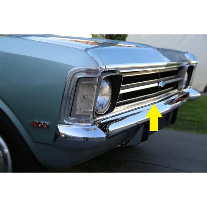 Grampo Fixação do Friso Inferior da Grade Opala 1972 a 1974 - Jogo com 04