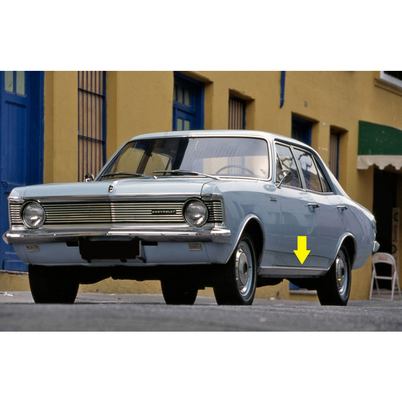 Grampo Friso Caixa De Ar Estribo Opala 1969 a 1979 - Jogo