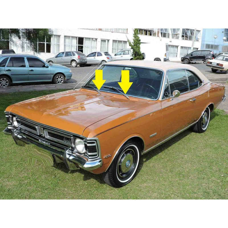 Haste Braço Limpador Opala até 72 Inox Djalma Novo - Par