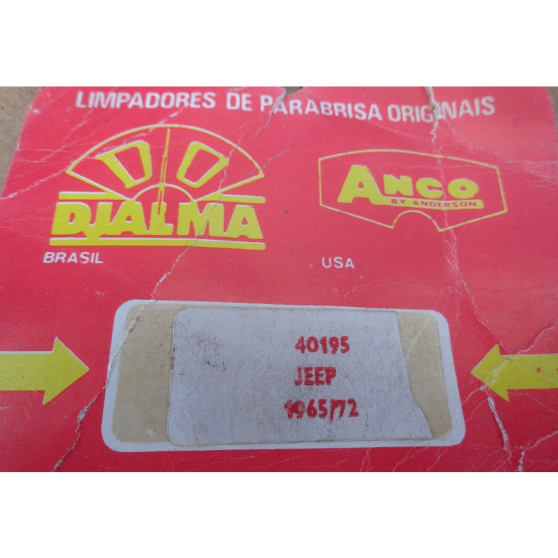 Haste do Limpador do Parabrisa Jeep Willys 65 à 72 - Par