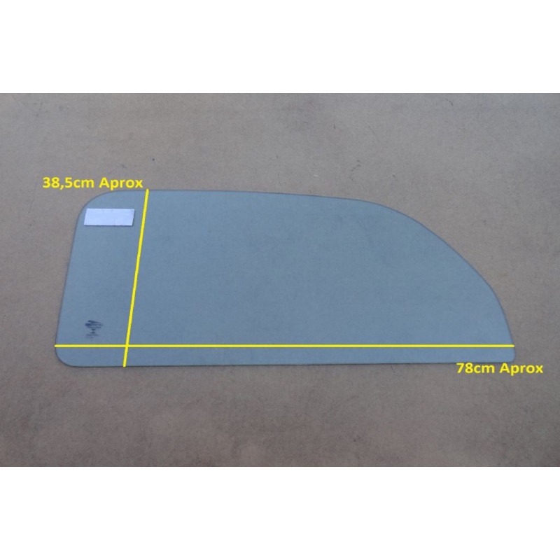 Vidro Porta Inteiriço Verde Fusca