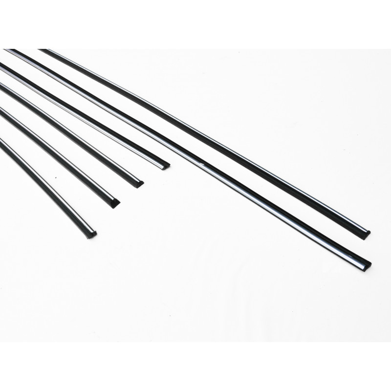 Friso Lateral Ford Pampa Todos os Anos De Colar 6 Peças Jogo