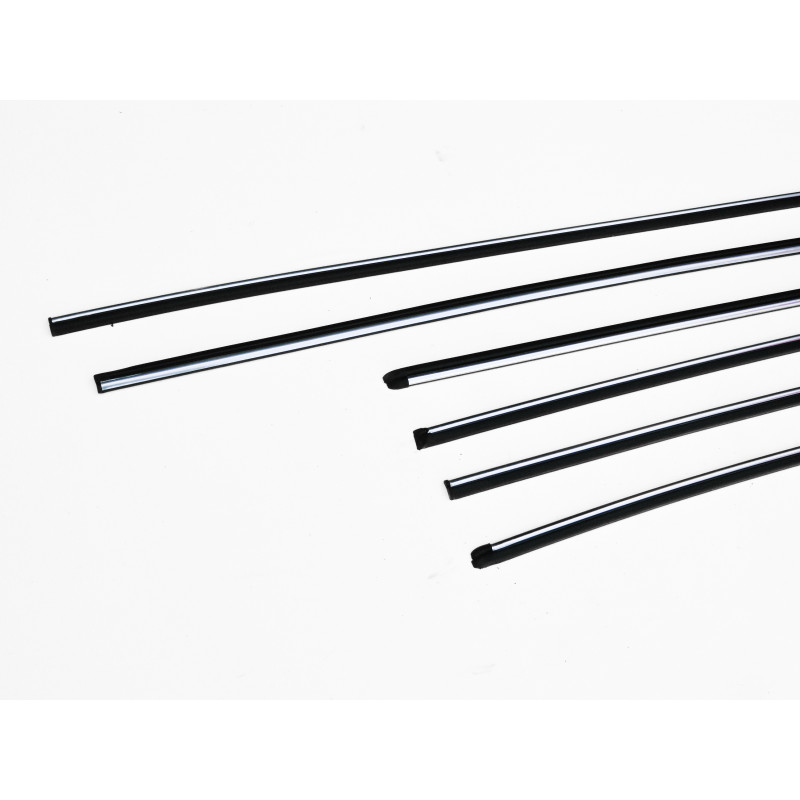 Friso Lateral Ford Pampa Todos os Anos De Colar 6 Peças Jogo