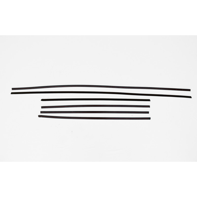 Friso Lateral Ford Pampa Todos os Anos De Colar 6 Peças Jogo