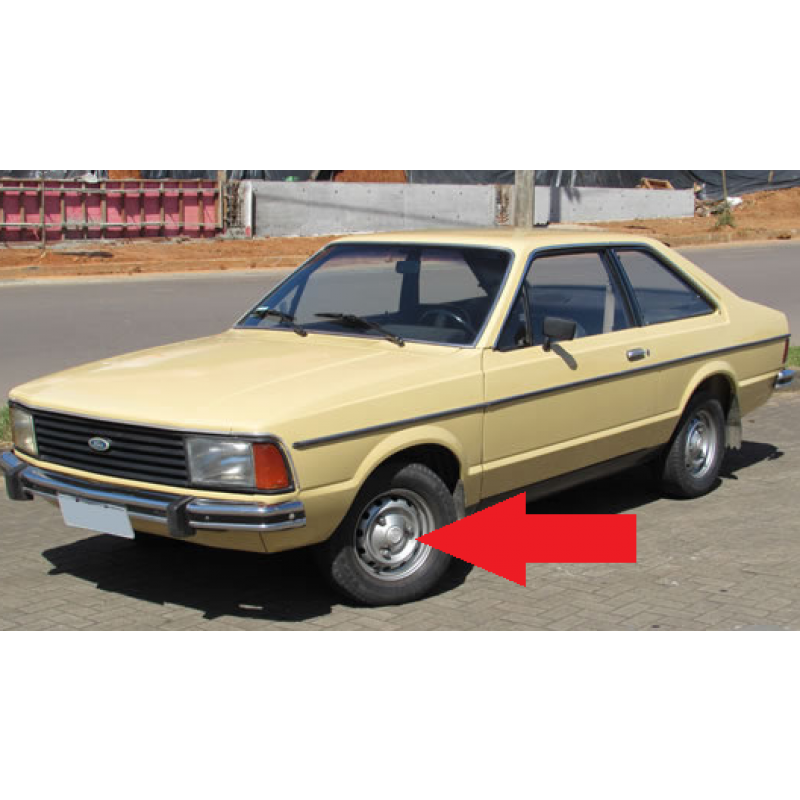 Roda De Ferro Aro 13 Tala 5 Corcel II Belina II Pampa Original Usada Jogo 