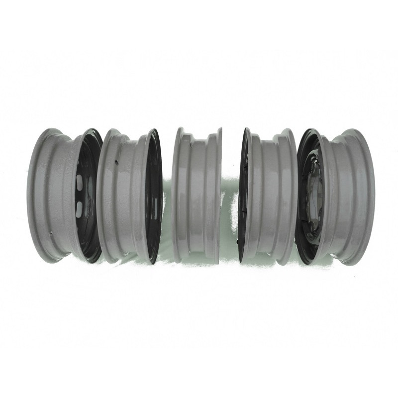 Roda Fusca 5 Furos 67 Em Diante Aro 15 Tala 4 c/ Calota e Faixa Branca Jogo