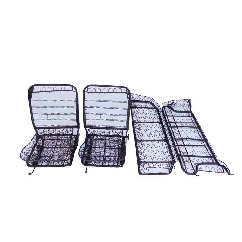 Armação do Banco Vw Fusca 1978 Em Diante Trilho Largo Usado - Jogo