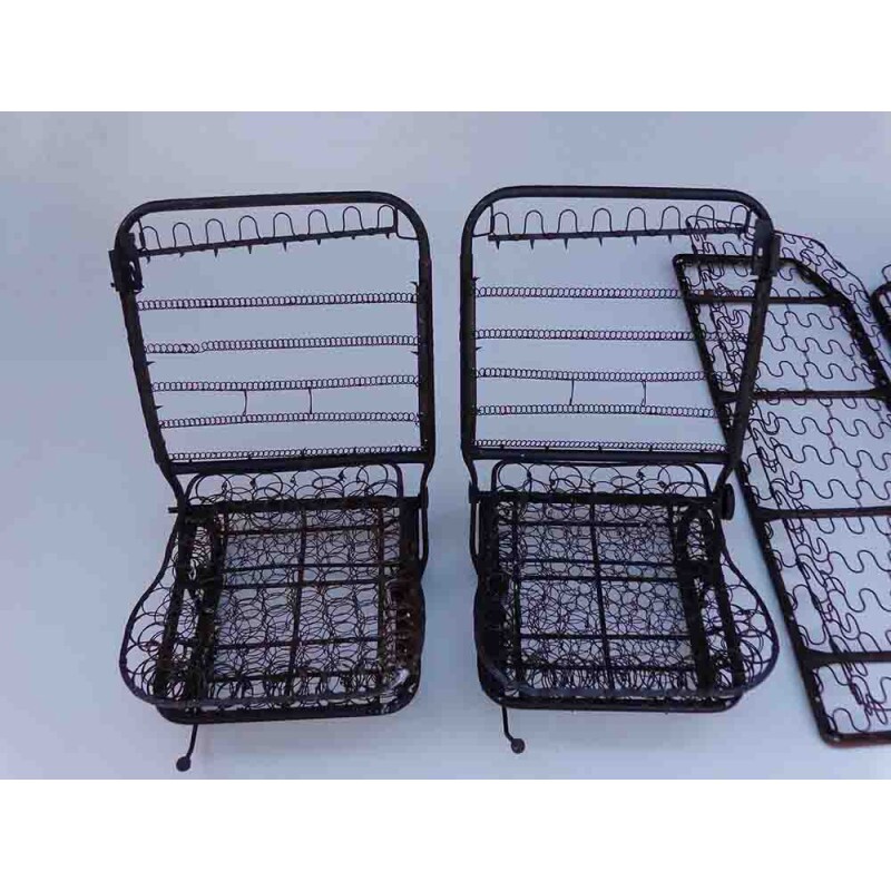 Armação do Banco Vw Fusca 1978 Em Diante Trilho Largo Usado - Jogo