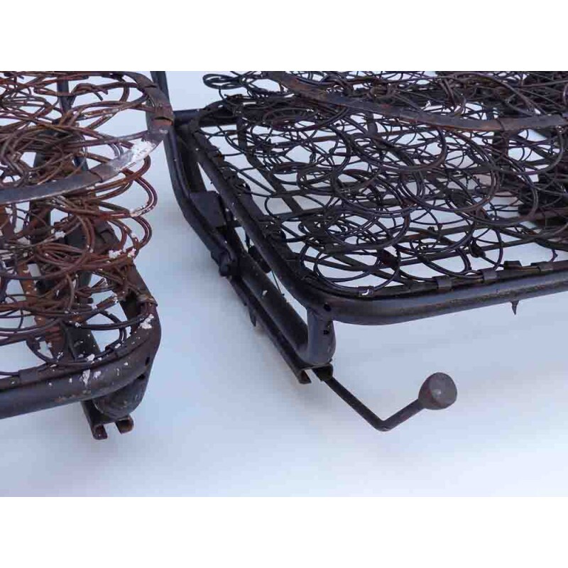 Armação do Banco Vw Fusca 1978 Em Diante Trilho Largo Usado - Jogo