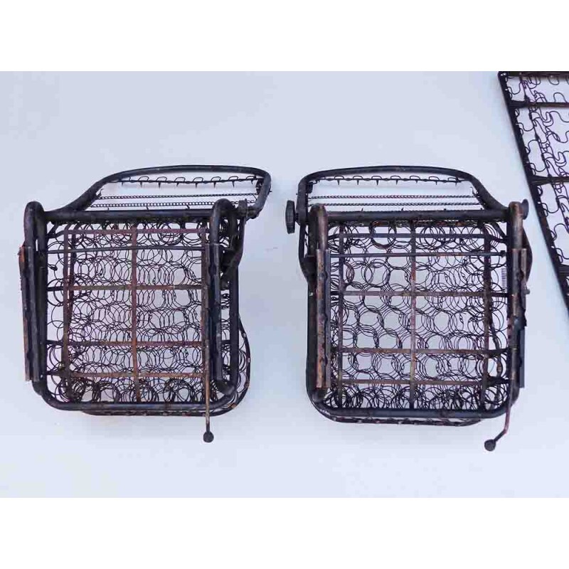 Armação do Banco Vw Fusca 1978 Em Diante Trilho Largo Usado - Jogo