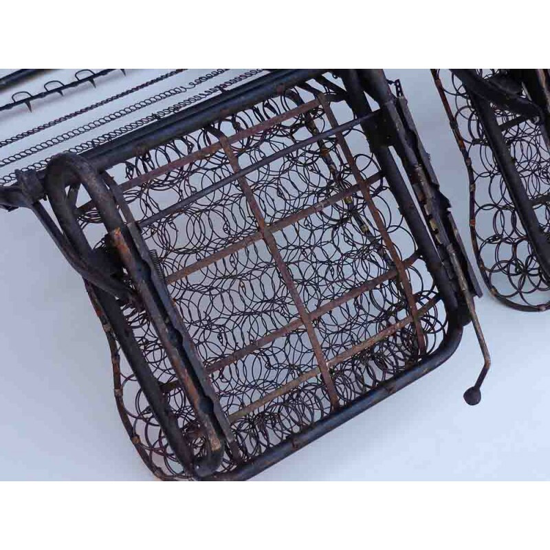 Armação do Banco Vw Fusca 1978 Em Diante Trilho Largo Usado - Jogo