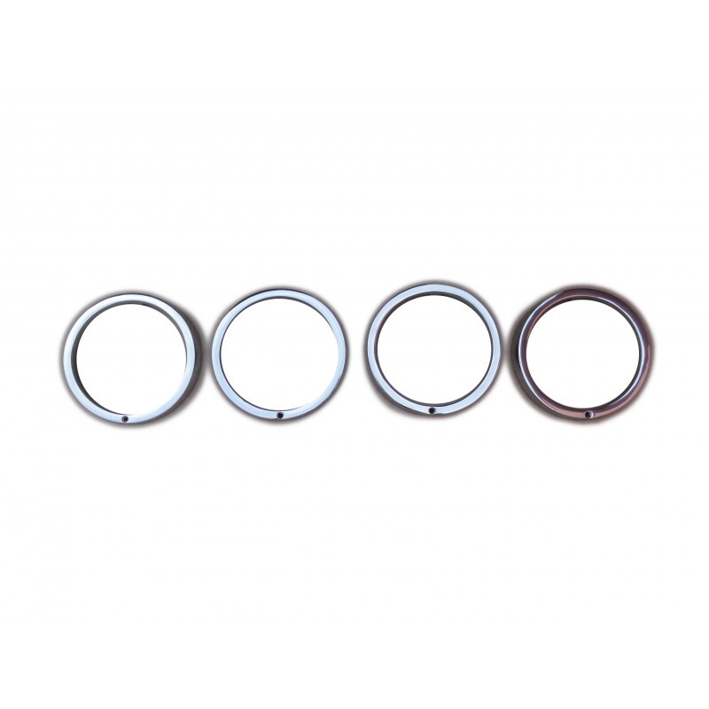 Aro Moldura Farol F-100 F-350 F-600 65 à 68 Cromado Novo Jogo 