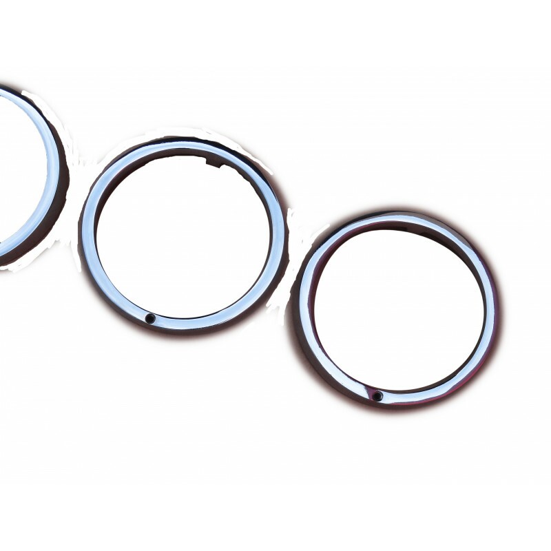 Aro Moldura Farol F-100 F-350 F-600 65 à 68 Cromado Novo Jogo 