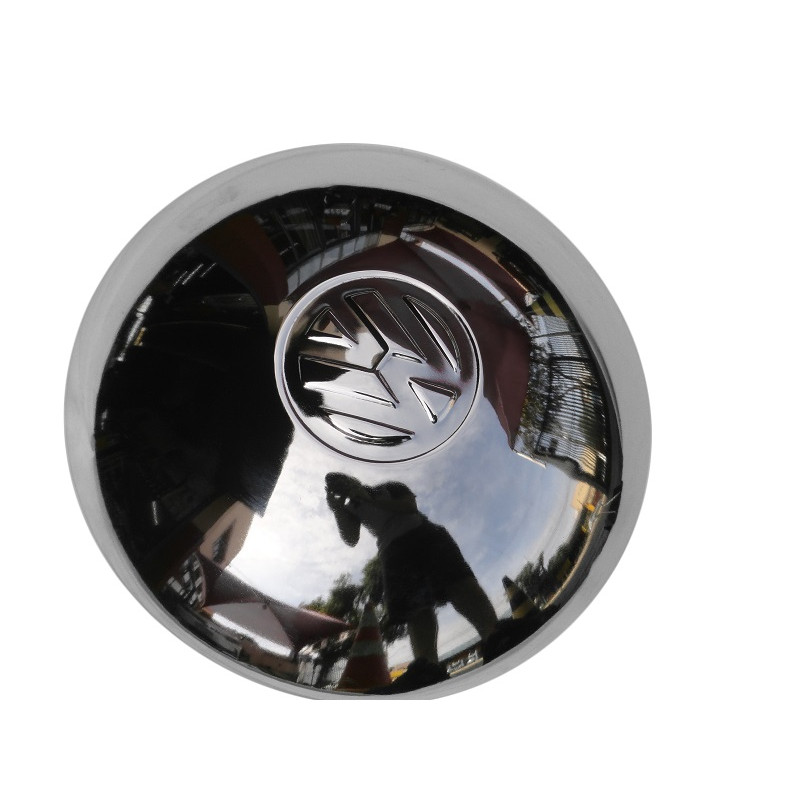 Calota Abaulada 4 Furos Cromada Fusca Kombi para Roda Original - Jogo