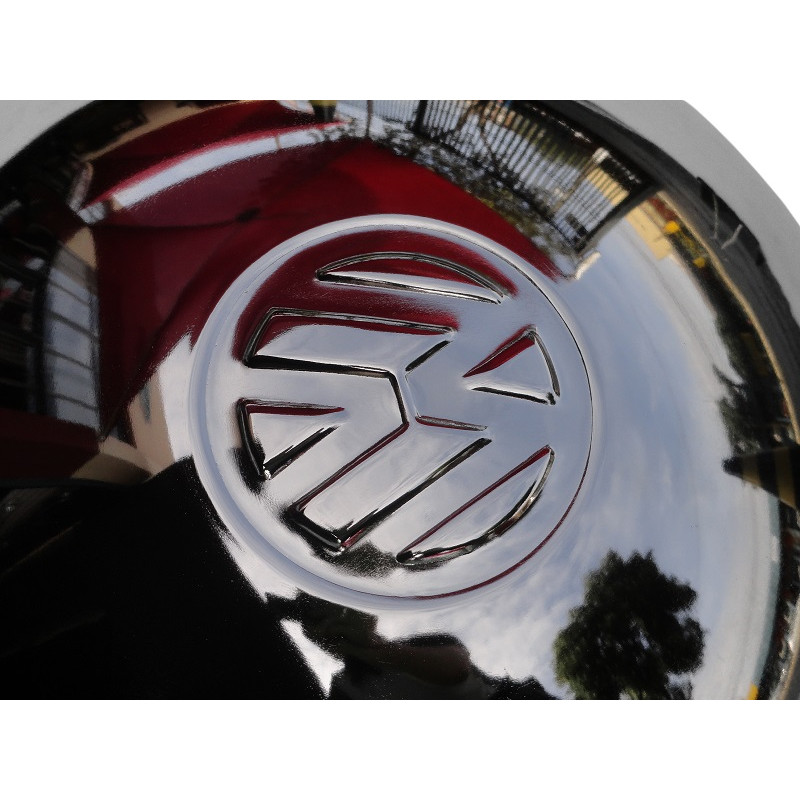 Calota Abaulada 4 Furos Cromada Fusca Kombi para Roda Original - Jogo