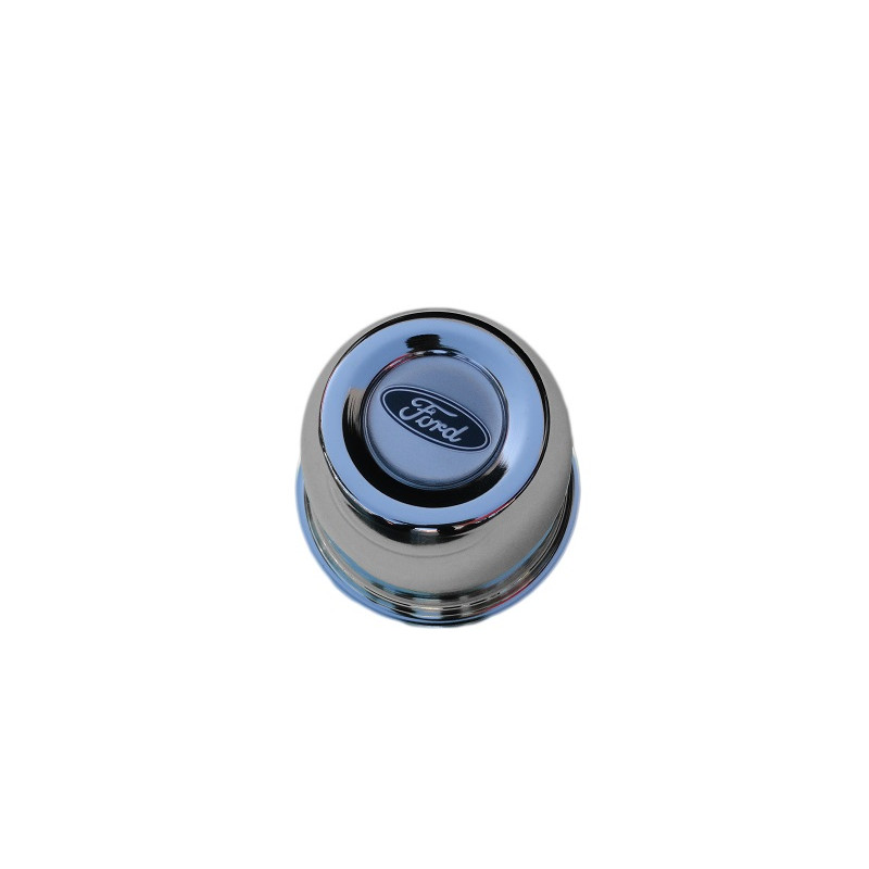 Calota Copinho Cromada da Roda Ferro Mangels 11cm Furo Central F-1000 F-100 - Jogo